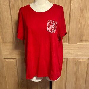 Tommy Hilfiger Red Polo Shirt